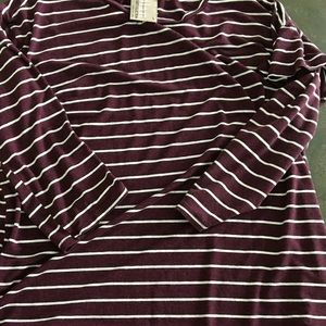 Anthropology Dolan 3/4 crop sleeve shirt